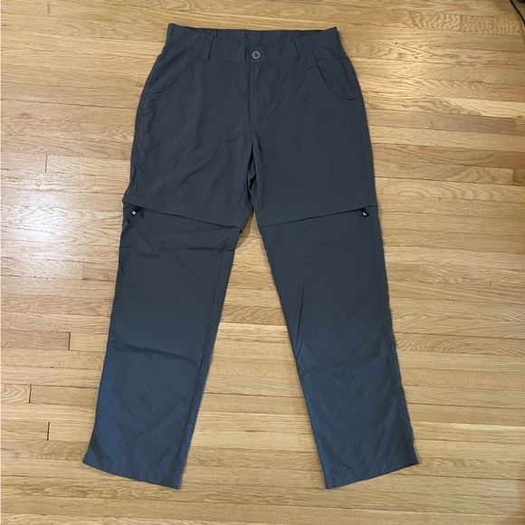 White Sierra Women’s Med Convertible Pants, Hiking, 31” Inseam, Gray, Charcoal - Picture 1 of 8